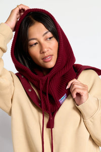 Capuche Billie bordeaux