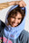 Capuche Billie bleu