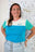 Tee-shirt Quadricolor Maxi bleu