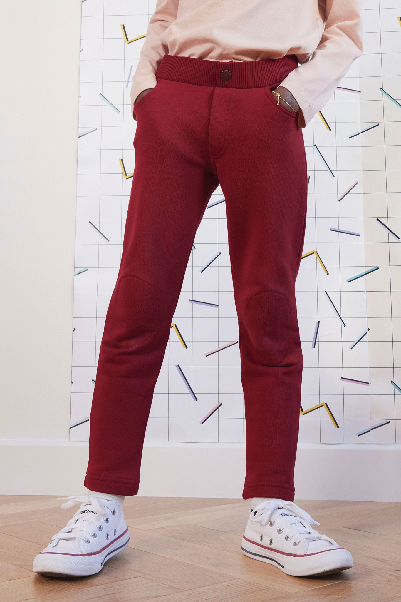 Pantalon Easy bordeaux