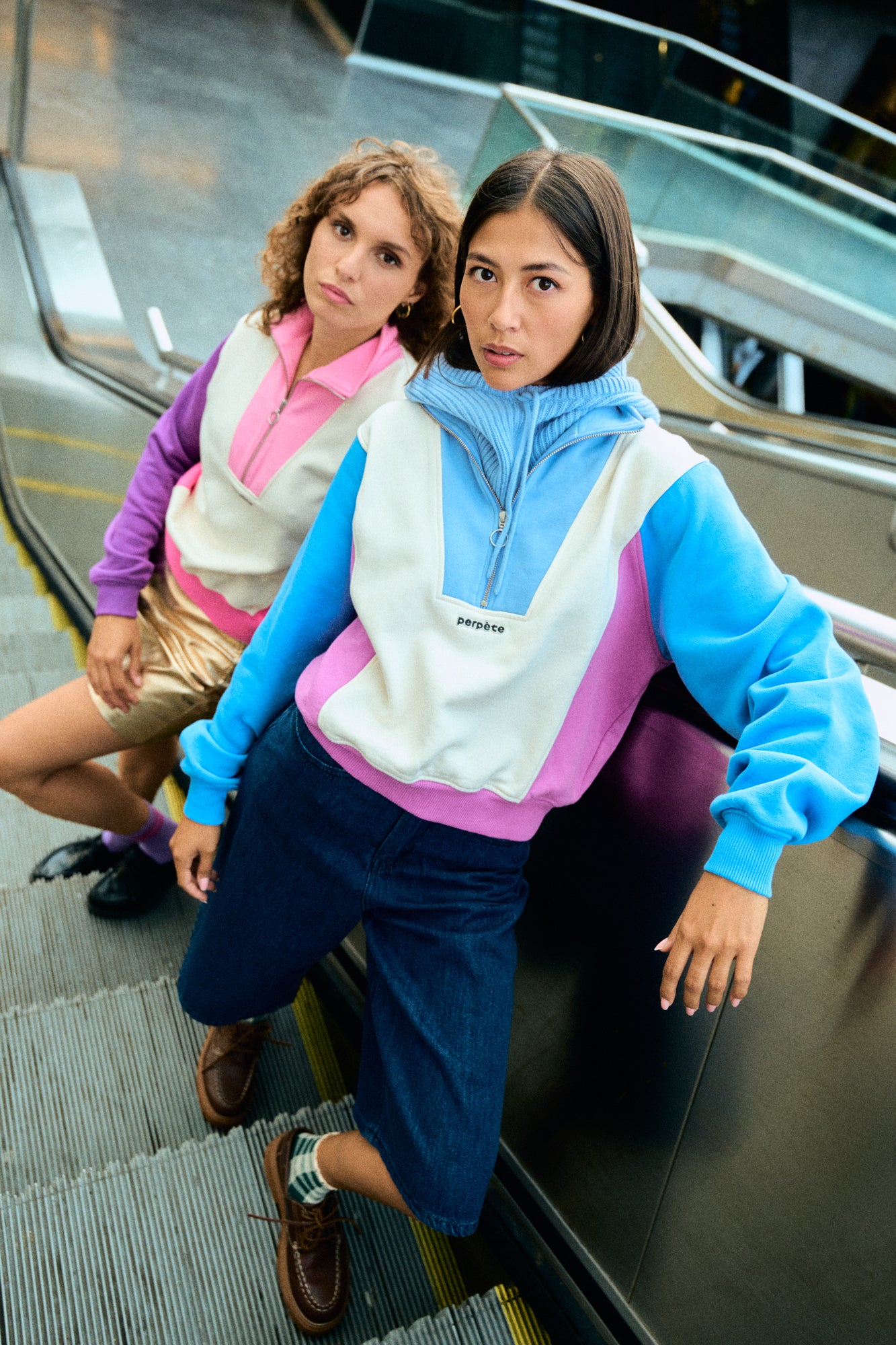 Capuche Billie bleu