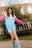 Short Simply bleu clair
