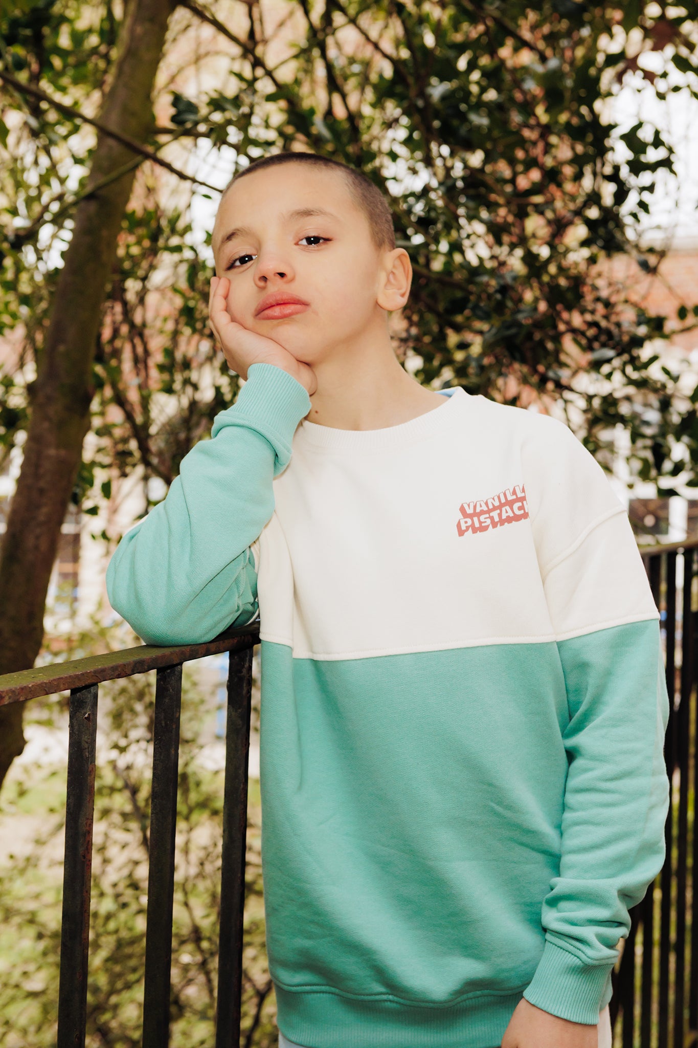 Sweat kid Bigoût pistache