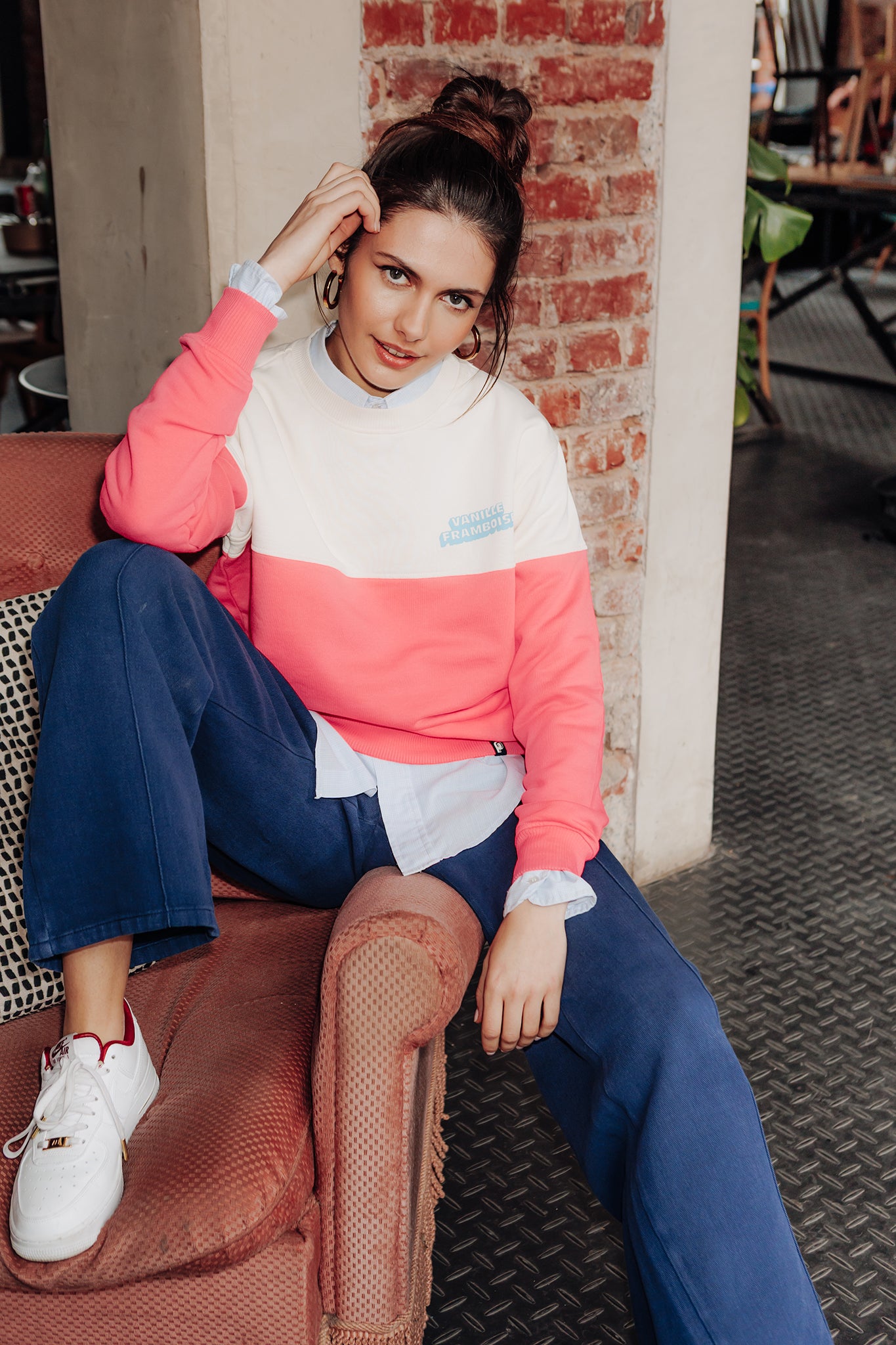 Sweat Bigoût framboise