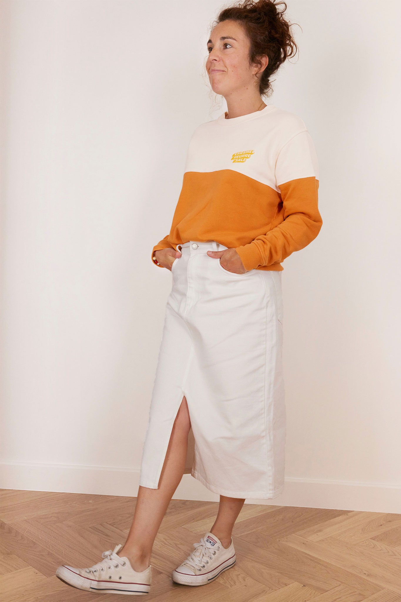 Sweat Bigoût Maxi vanille/caramel