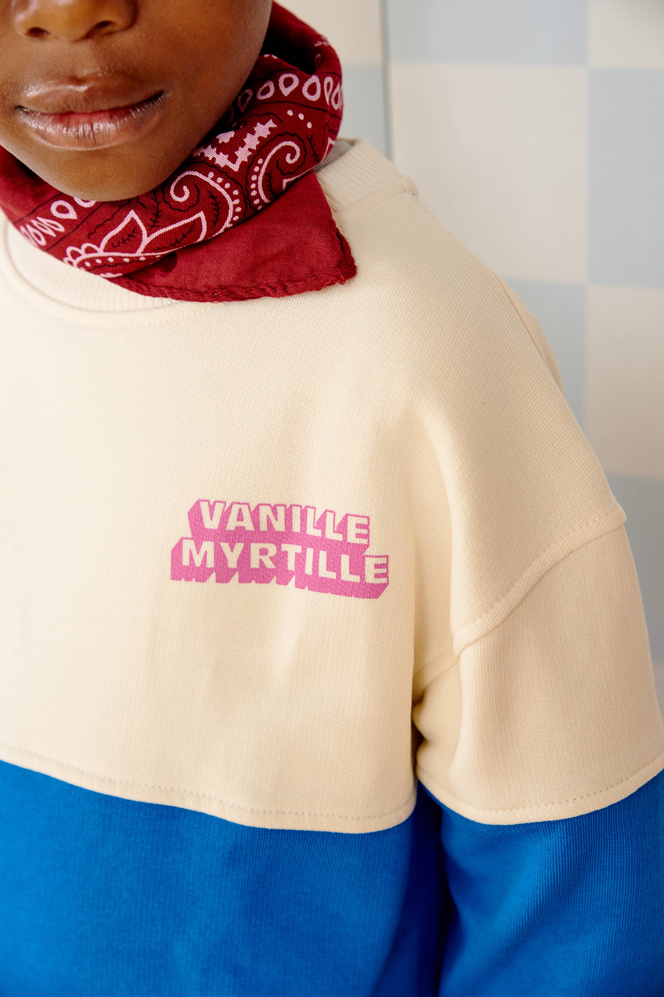Sweat kid Bigoût myrtille