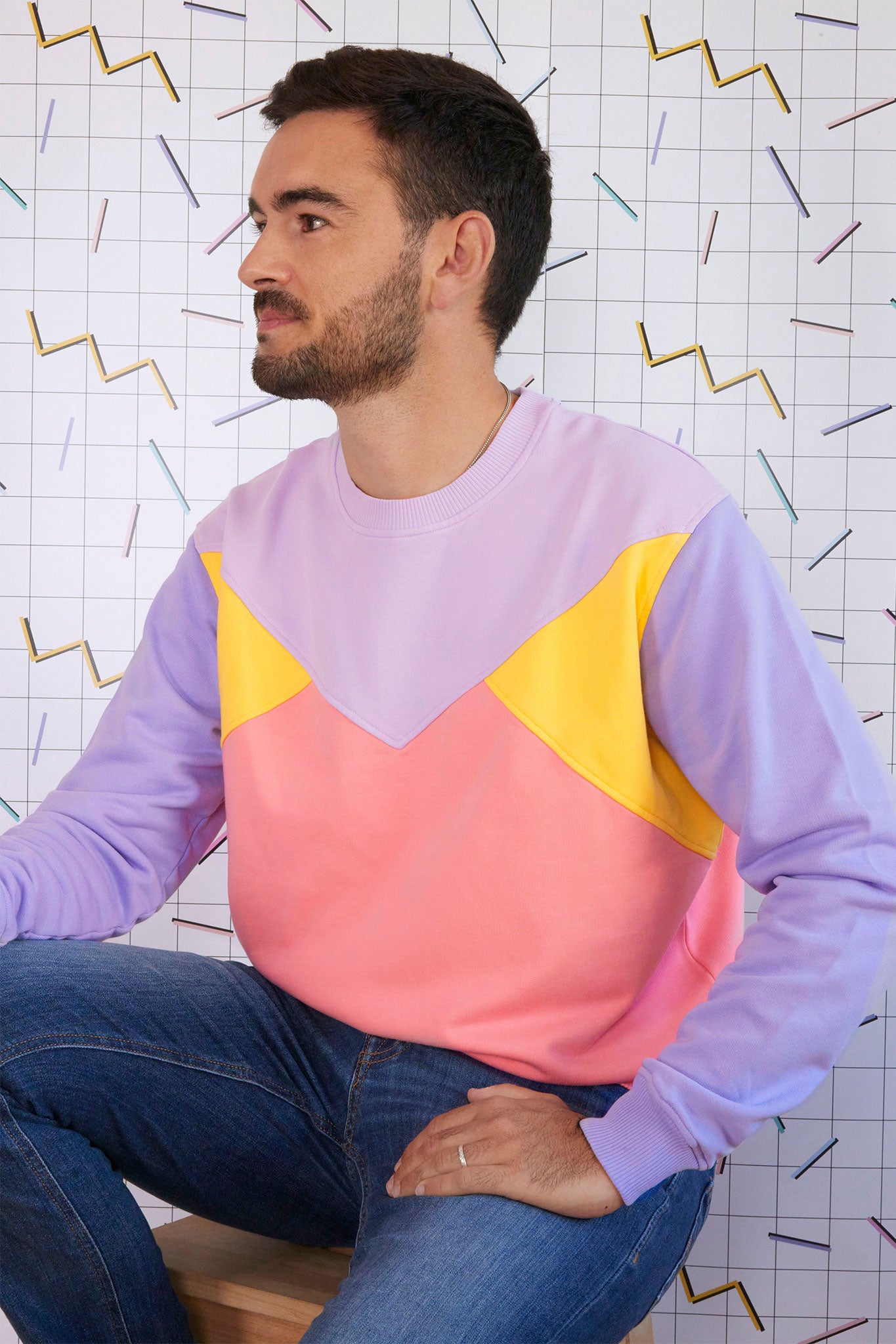 Sweat Quadricolor unisexe
