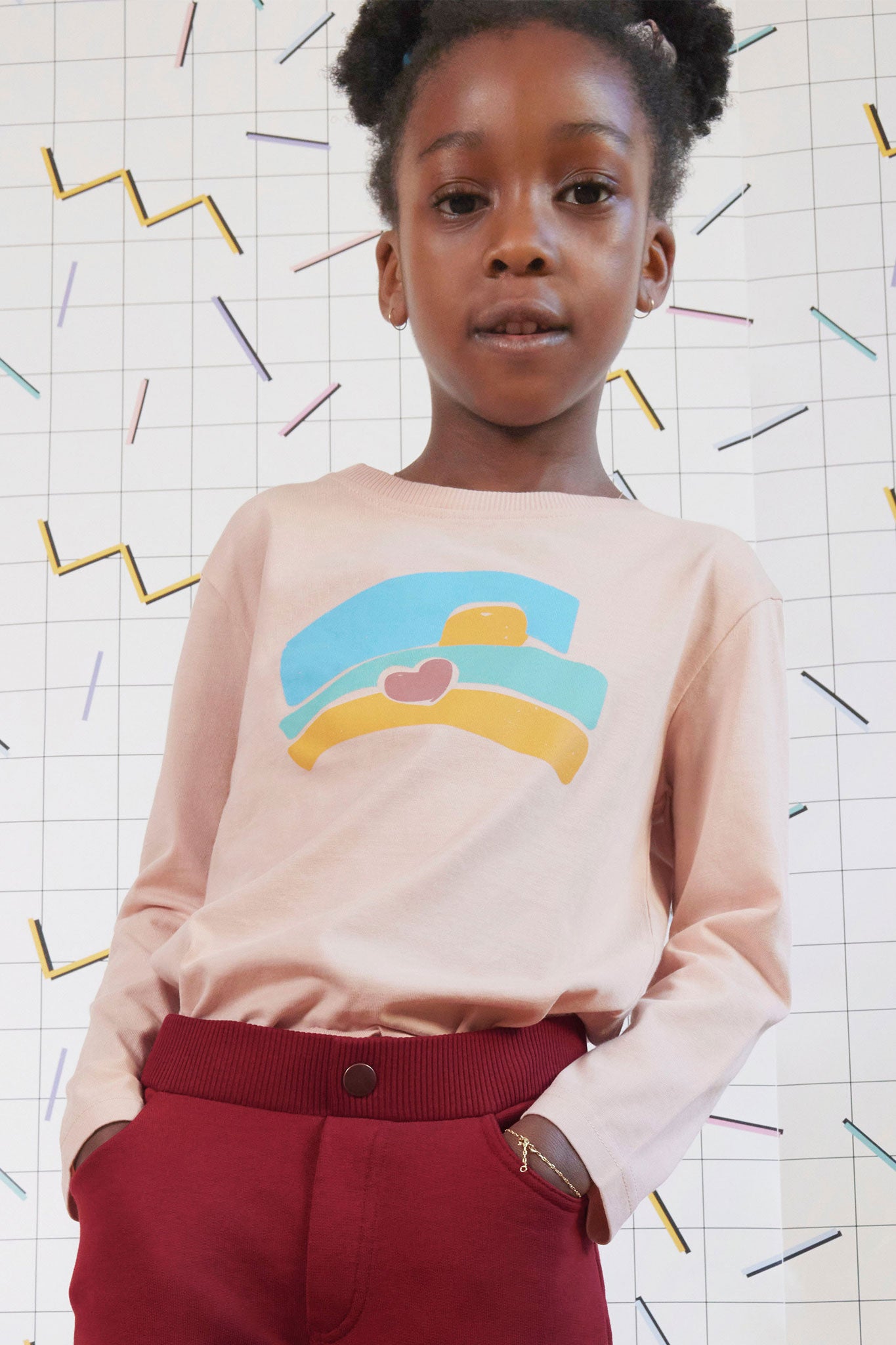 Tee-shirt Dreamy rose marshmallow