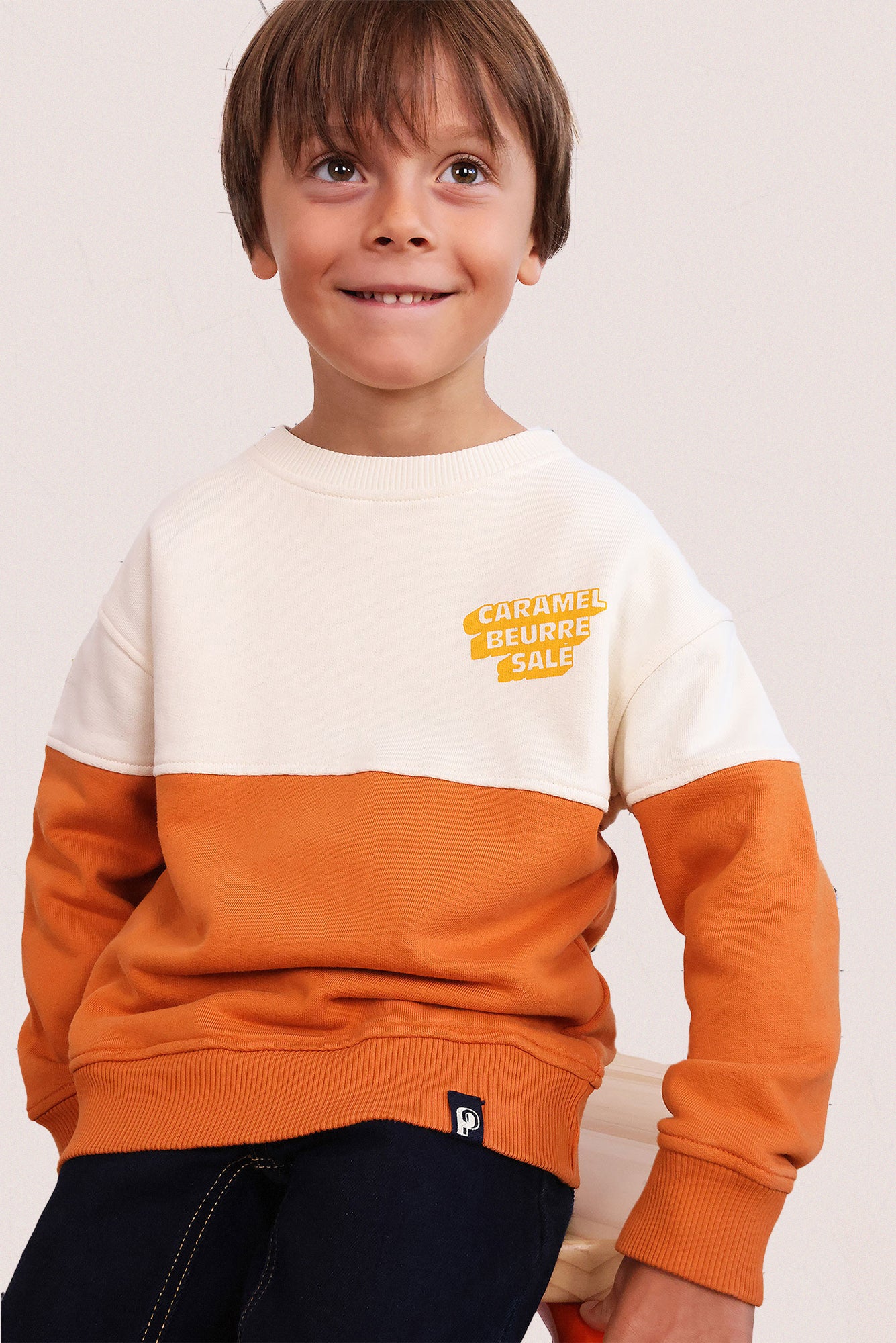 Sweat kid Bigoût caramel
