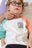 Tee-shirt kid Same Same - vert/rose