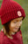 Bonnet Smile bordeaux - Taille Unique