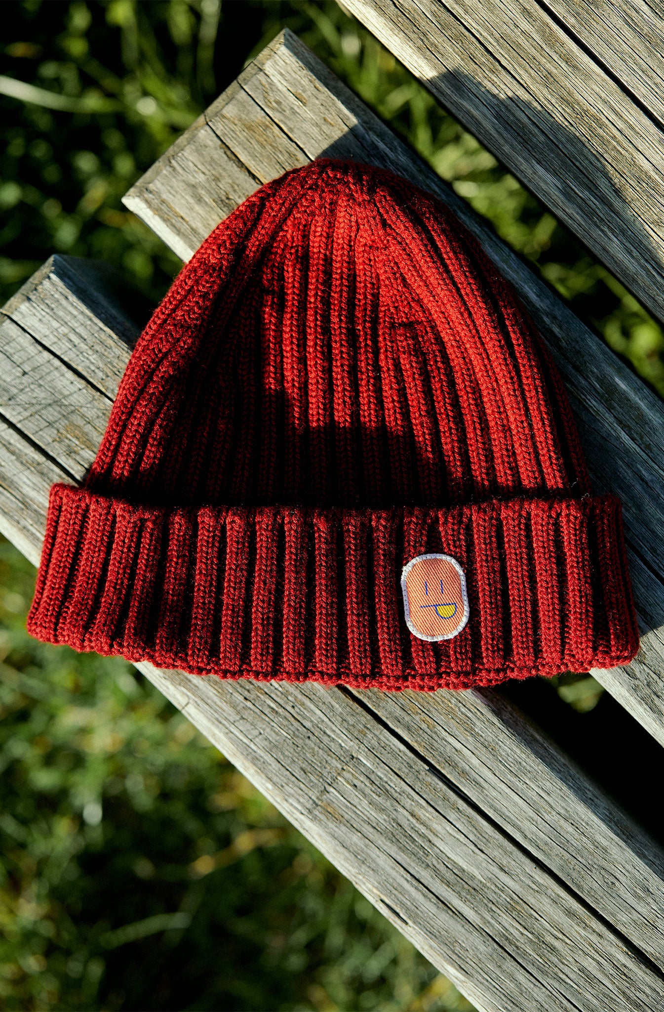 Bonnet Smile bordeaux - Taille Unique