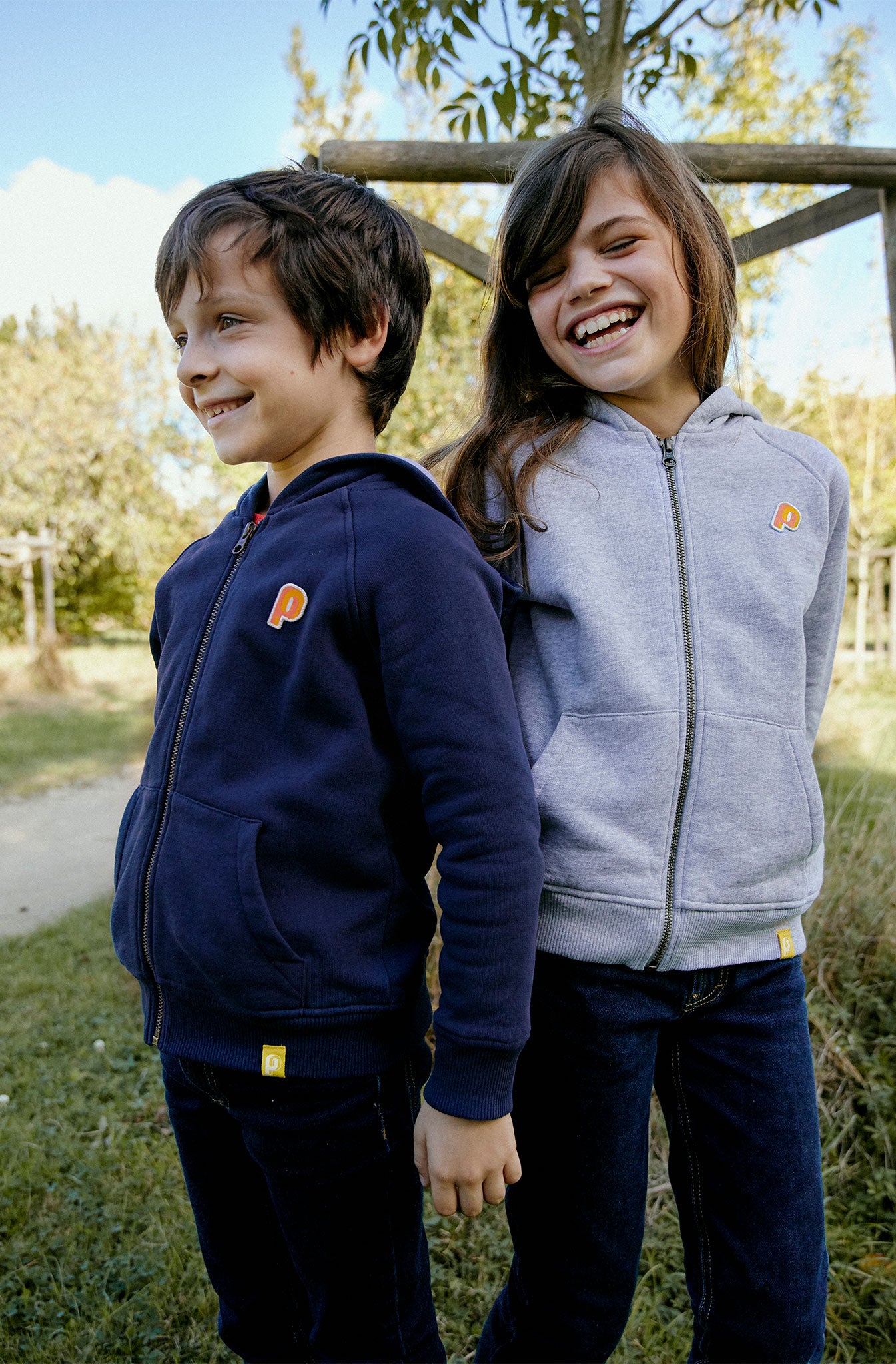 Comfy Hoodie gris chiné
