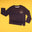 Perpète, le tee-shirt manches longues Flipperepète, coloris marine,  mixte, pour fille et garçon, en coton 100%bio, serigraphie multicolore coeur