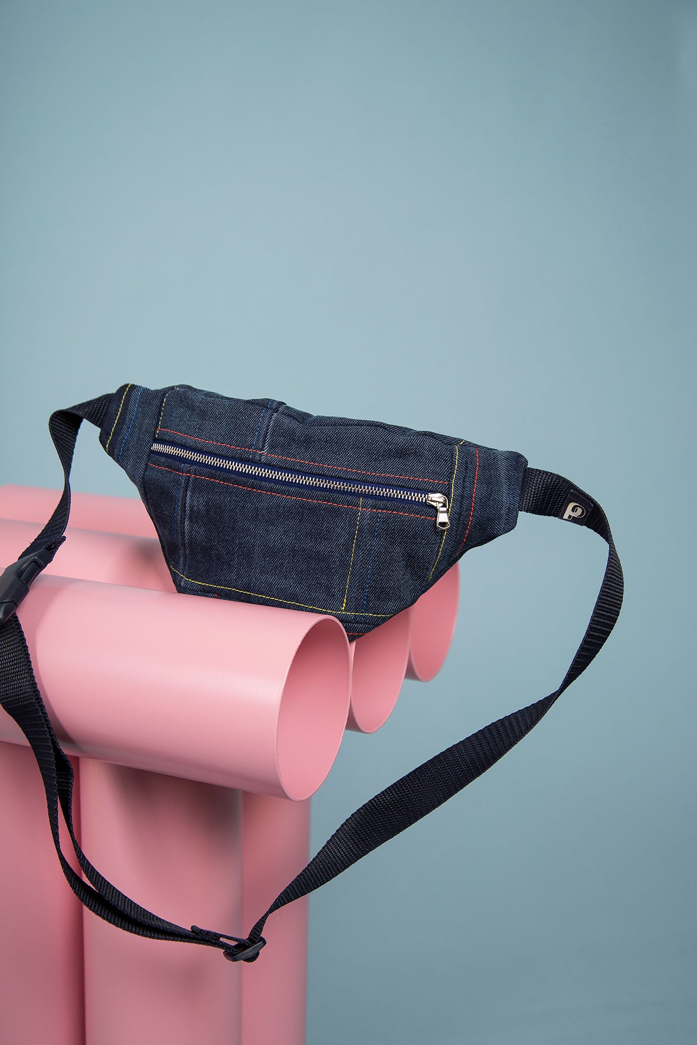 Sac banane jean brut